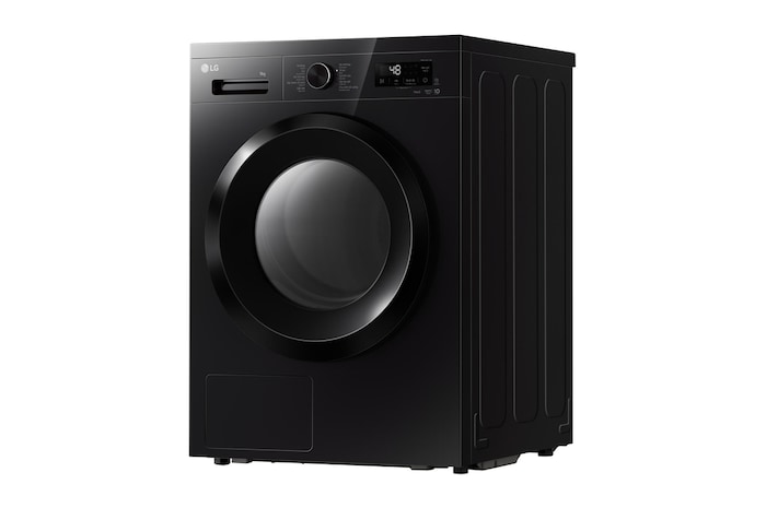 Máy sấy LG AI DUAL Inverter Heat Pump™ 9kg màu đen bóng RB09NHP5O - góc nhìn bên phải