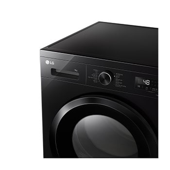 Cận cảnh ngăn kéo phía trên bên phải của máy sấy LG RB09NHP5O