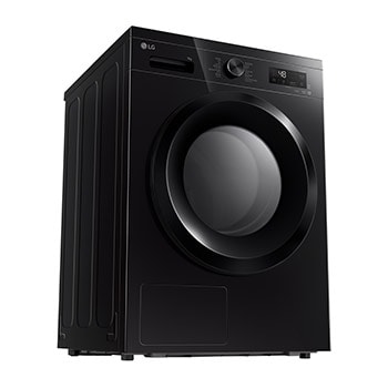 Máy sấy LG AI DUAL Inverter Heat Pump™ 9kg màu đen bóng RB09NHP5O - góc nhìn phối cảnh bên trái
