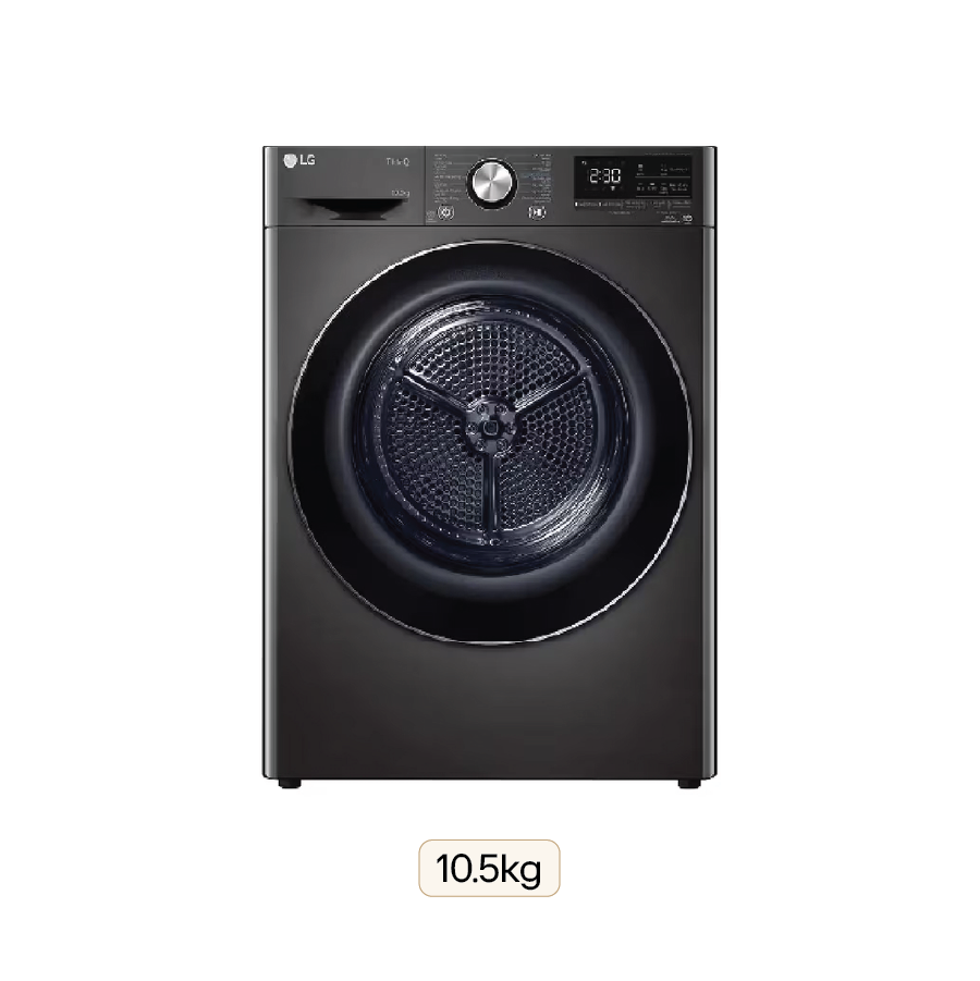 Máy sấy LG DUAL Inverter Heat Pump™ 10.5kg màu đen DVHP50B