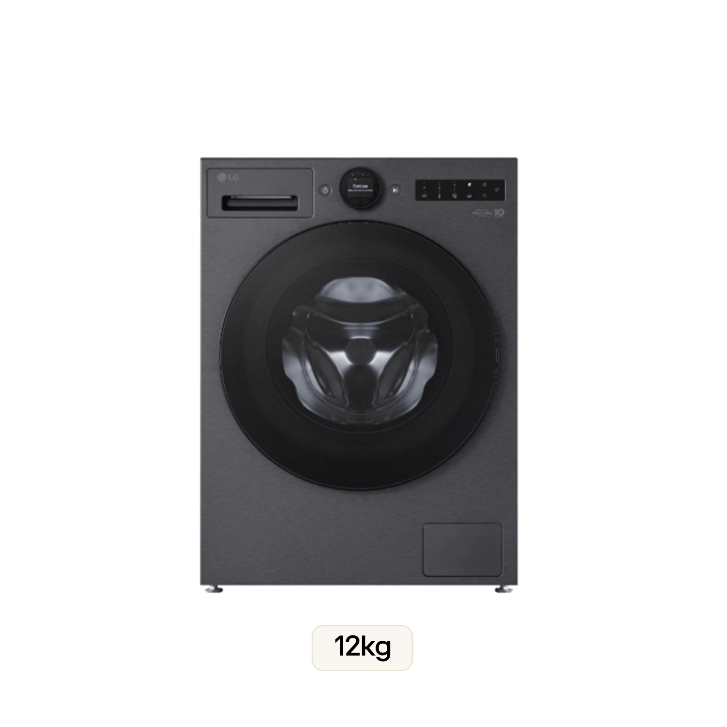 Máy giặt lồng ngang LG AI DD™ 2.0 Inverter 12kg màu đen FX1412S3KA