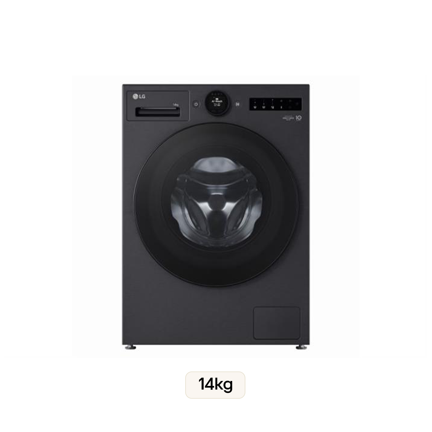 Máy giặt sấy lồng ngang LG AI DD™ 2.0 Inverter 14kg màu đen FX1414S3KA