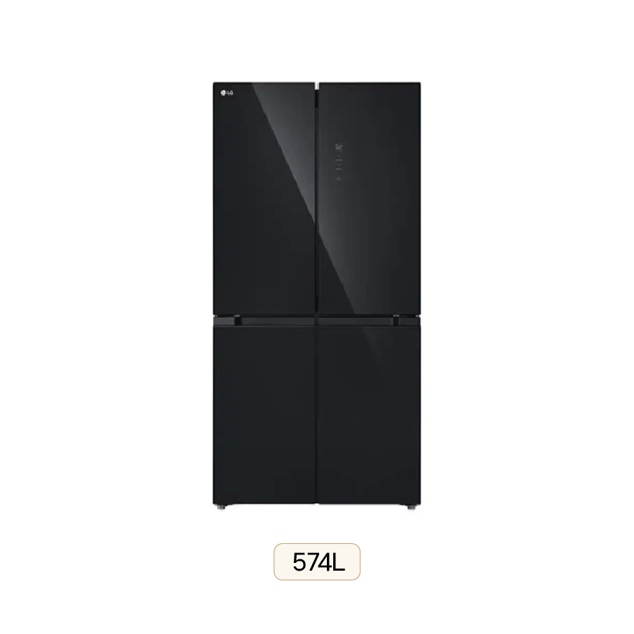 Tủ lạnh LG French door mặt gương màu đen 474L LFB47BLG