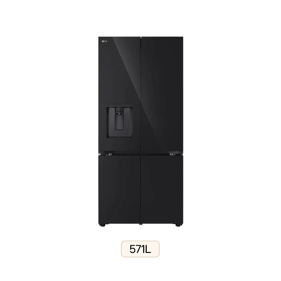 Tủ lạnh LG French Door màu đen lì 571L LFD58BLMA