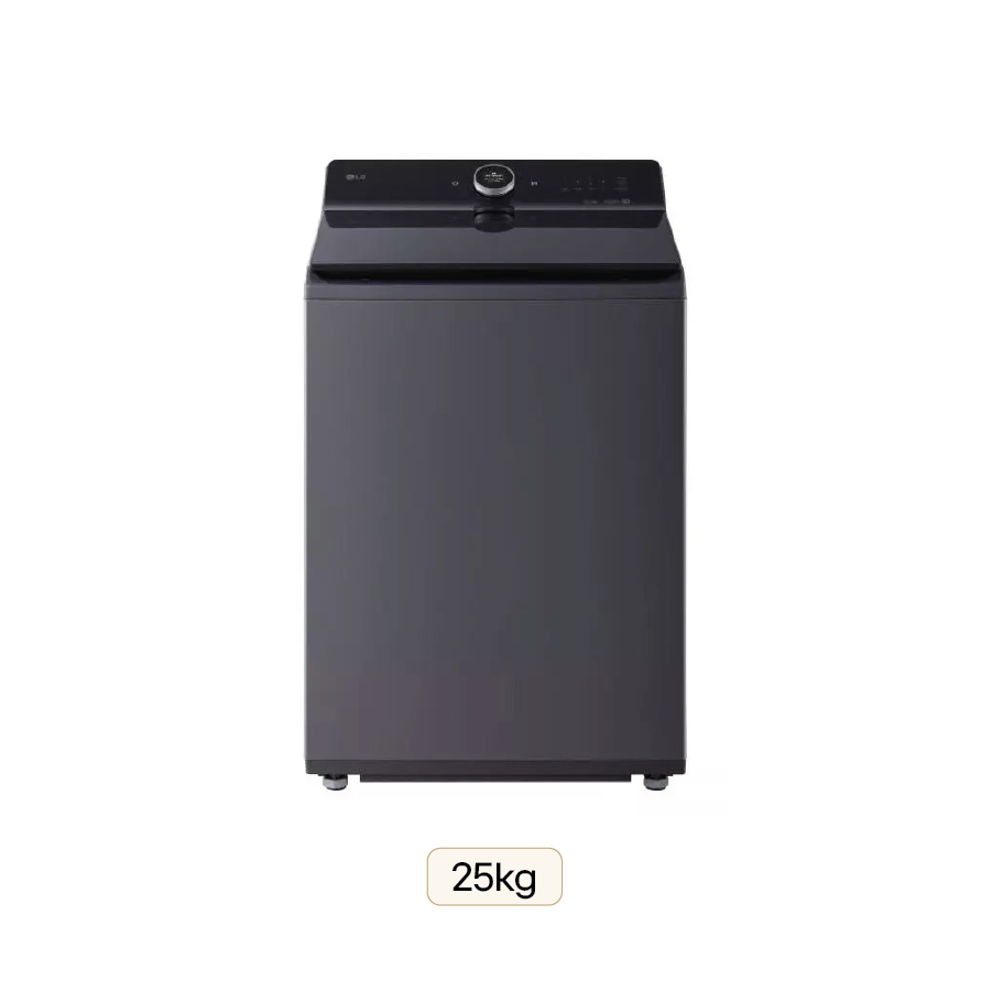 Máy giặt lồng đứng LG AI DD™ Inverter 25kg màu đen TX2725AT9G