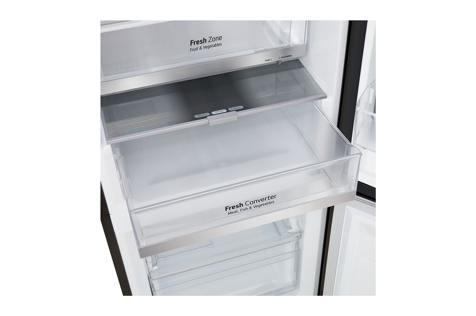 LG Tủ lạnh ngăn đá dưới 340L InstaView™ LBB33BLMAI, LBB33BLMAI
