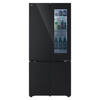 Hình ảnh mặt trước của Tủ lạnh LG French Door mặt gương màu đen 617L LFB61BLGAI LFB61BLGAI