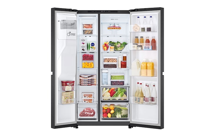 Front all door open with food