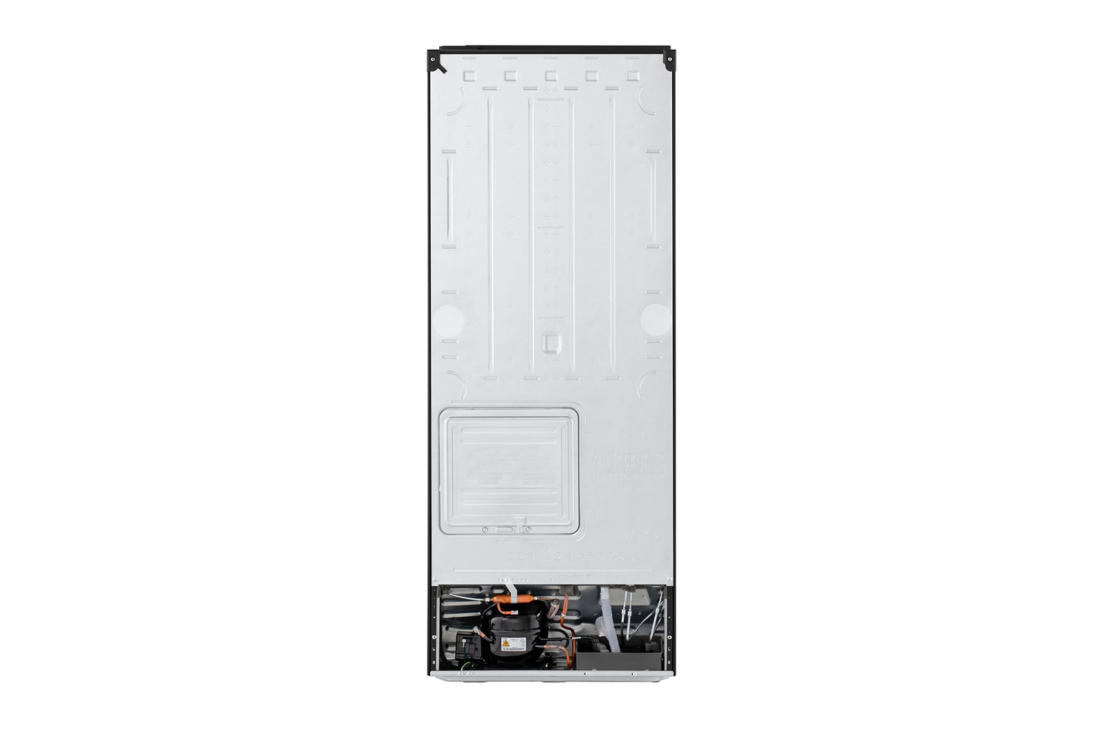 Hình ảnh mặt sau của Tủ lạnh ngăn đá trên Essence 217L màu đen mờ với công nghệ LinearCooling và tính năng Khử mùi.