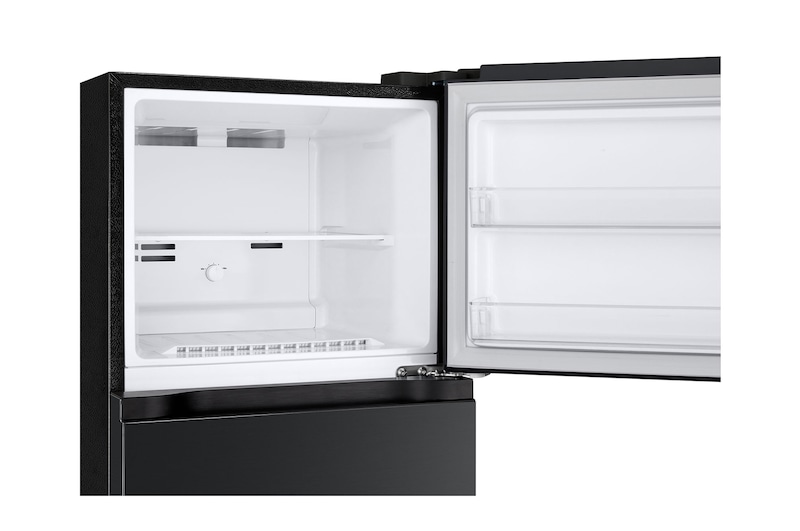 Hình ảnh ngăn đá của Tủ lạnh ngăn đá trên Essence 217L màu đen mờ với công nghệ LinearCooling và tính năng Khử mùi.