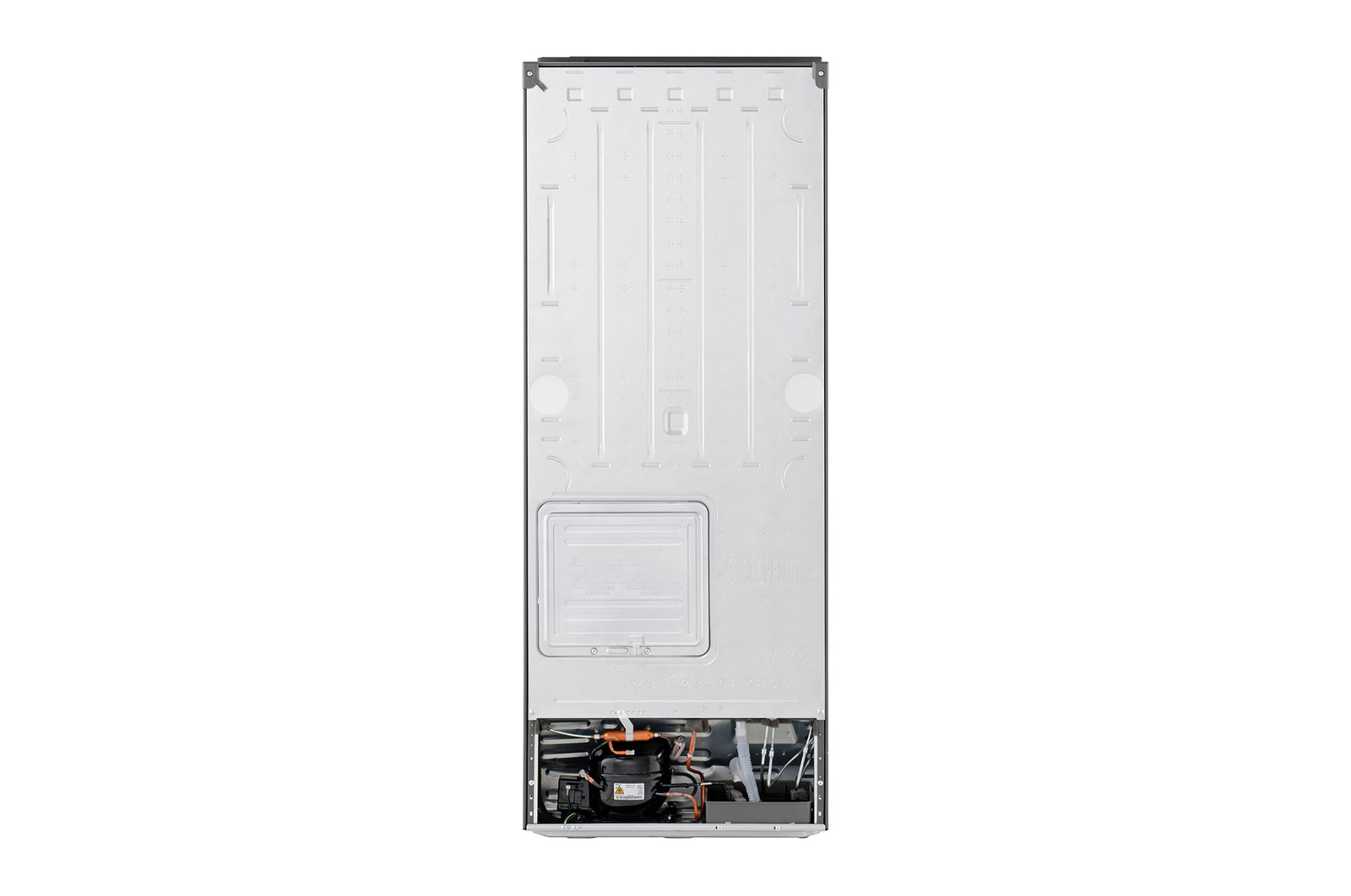 Hình ảnh mặt sau của Tủ lạnh ngăn đá trên Essence 217L màu đen mờ với công nghệ LinearCooling và tính năng Khử mùi.