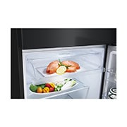 Top drawer open with food