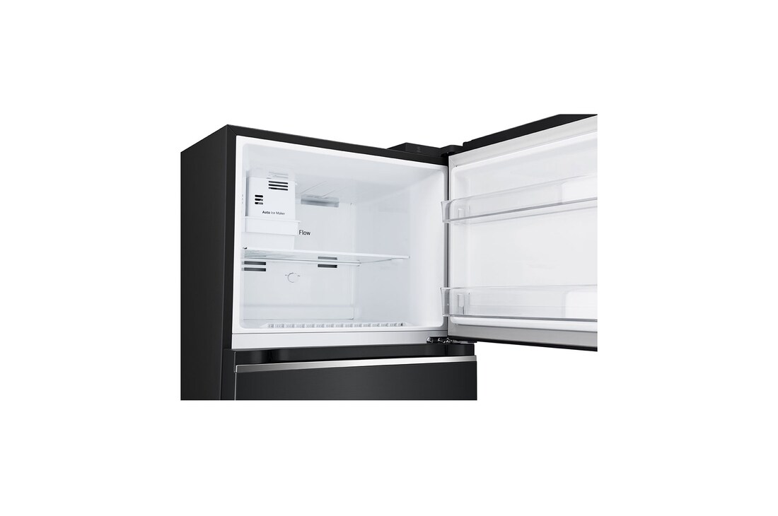 Top drawer open with ice