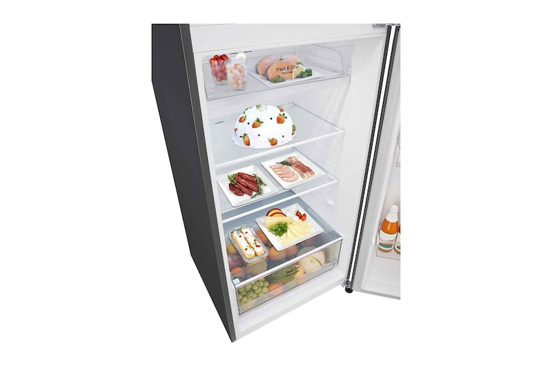 Fridge with food