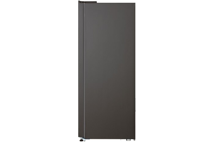 Tủ lạnh Side by Side LG GDFB607VGAH Kính Đen với thiết kế cạnh bên tối giản, tông màu tối liền mạch.