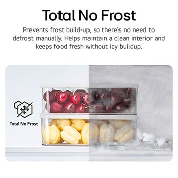 Tủ lạnh Side by Side LG GDFB607VGAH Kính Đen với công nghệ Total No Frost, các ngăn chứa trong suốt, không đóng tuyết.