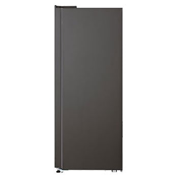 Tủ lạnh Side by Side LG GDFB607VGAH Kính Đen với thiết kế cạnh bên tối giản, tông màu tối liền mạch.