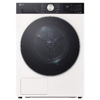 Hình ảnh mặt trước của Máy sấy LG AI DUAL Inverter Heat Pump™ 12kg màu trắng RX12VHP5WB RX12VHP5WB
