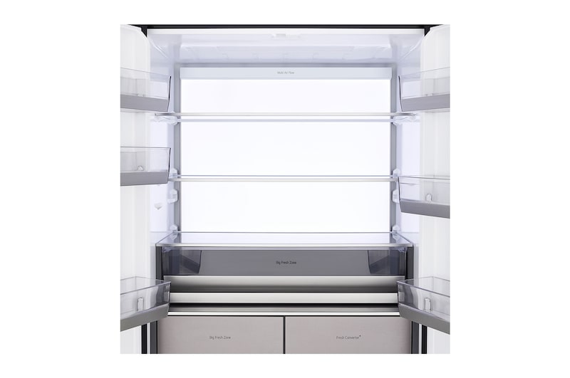 Top view with door open