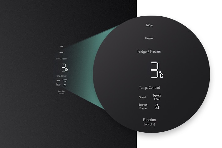 Các nút màn hình cảm ứng kim loại được hiển thị trong hình ảnh	