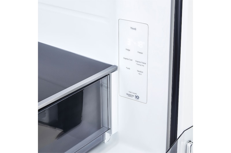 Bảng điều khiển cảm ứng trên tường bên trong tủ lạnh