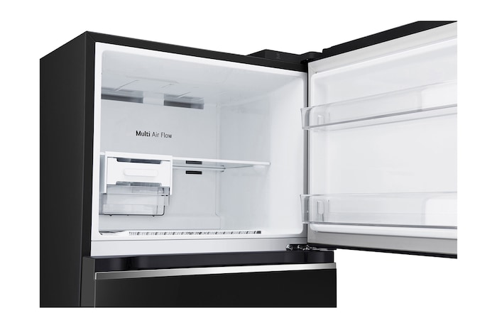 Top drawer open door