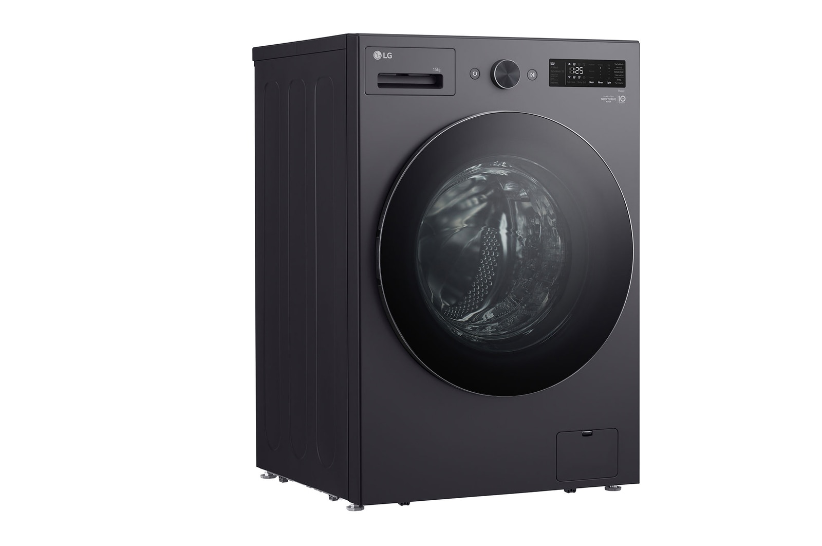 Máy giặt lồng ngang LG AI DD™ 2.0 15kg đen F2515SNTG | LG VN