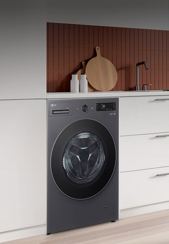 It shows the image of the interior of the washing machine