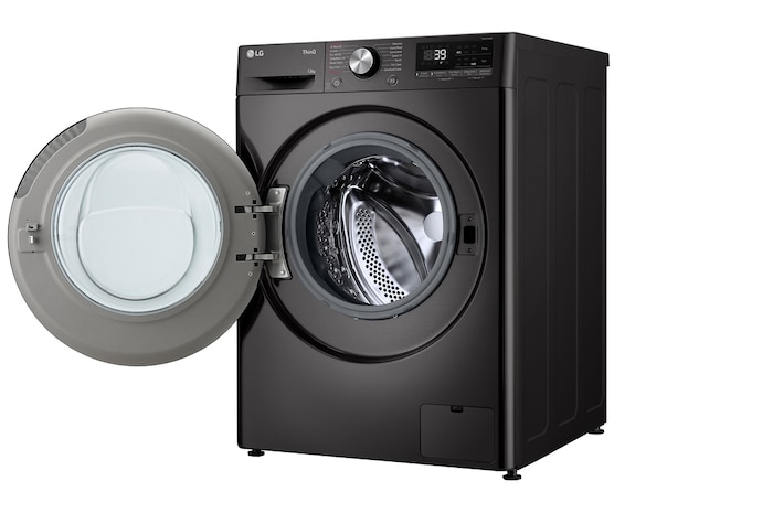 Right side view with door open