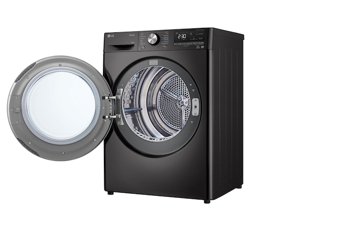 Right side view open door