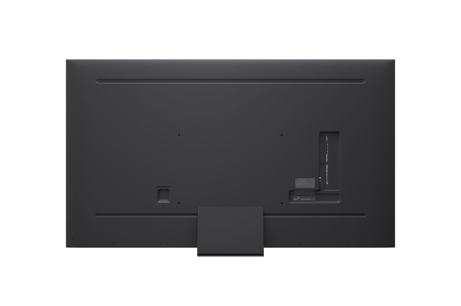 Rear view of LG QNED evo QNED85 TV