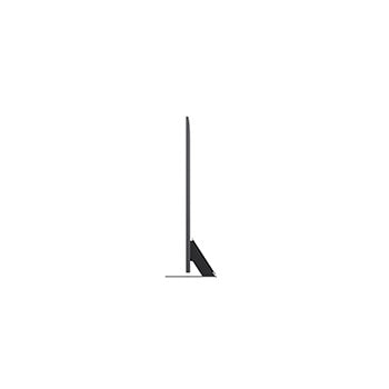 Left-facing side view of LG QNED evo QNED85 TV 