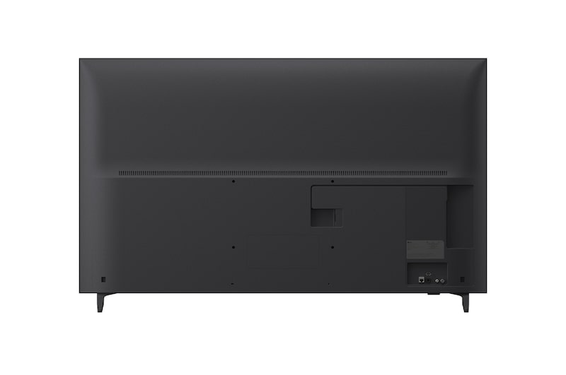 Rear view of LG QNED70 TV