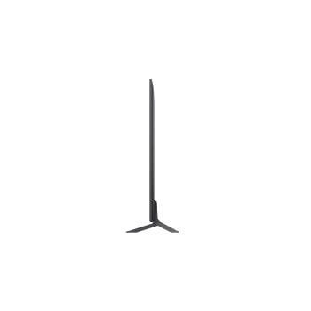 Left-facing side view of LG QNED80 TV 