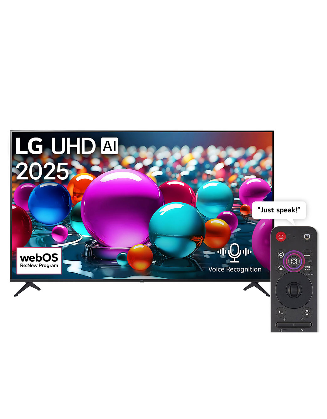 55 inch LG UHD AI UA85 4K Smart TV HDR10 webOS25 2025 | LG South