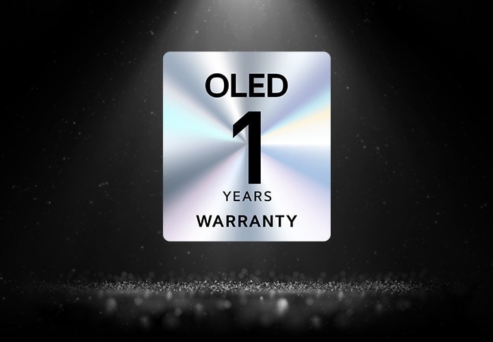 1-YEAR BURN-IN WARRANTY for UltraGear OLED gaming monitor.