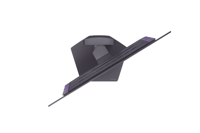 +30 degree swivel monitor top view