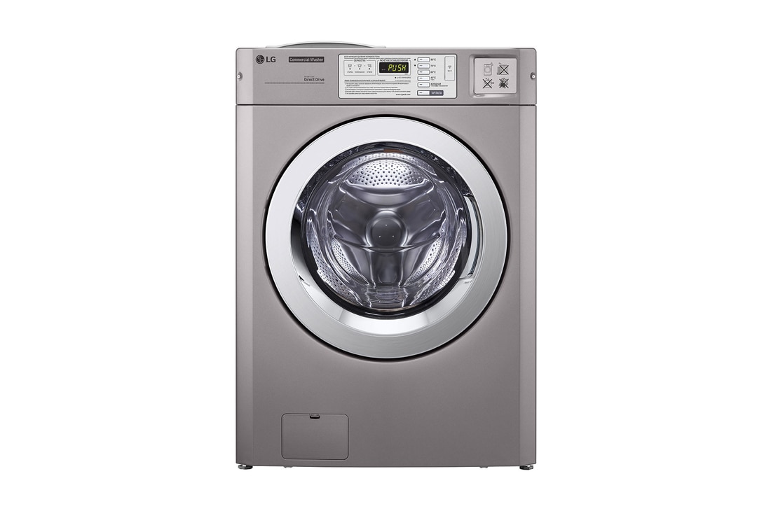 LG FH069FD3MS commercial washer front view