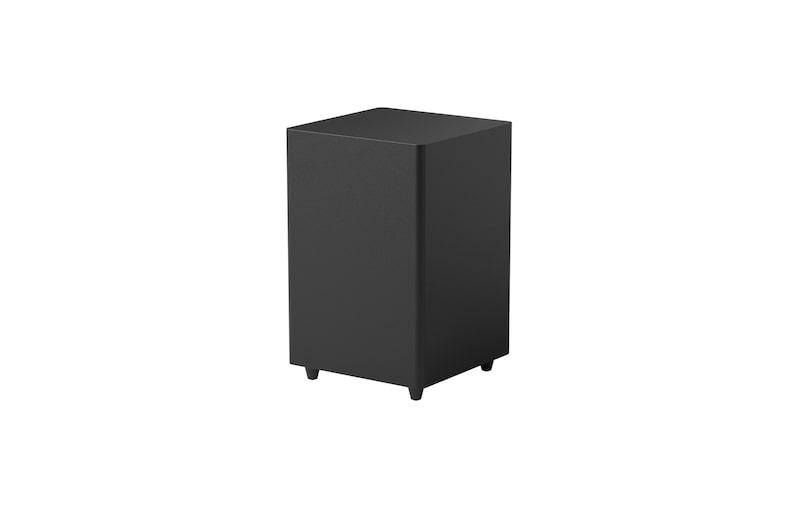 45-degree-angle view of sub-woofer 