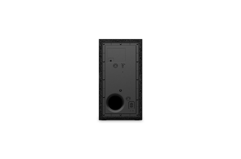 Back view of subwoofer