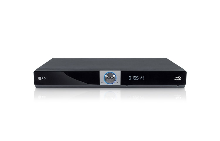Front view of LG Blu-Ray high definition player with YouTube BD370