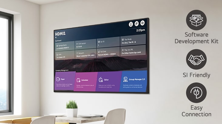 A number of tasks can be done at the same time with the intuitive UI.	