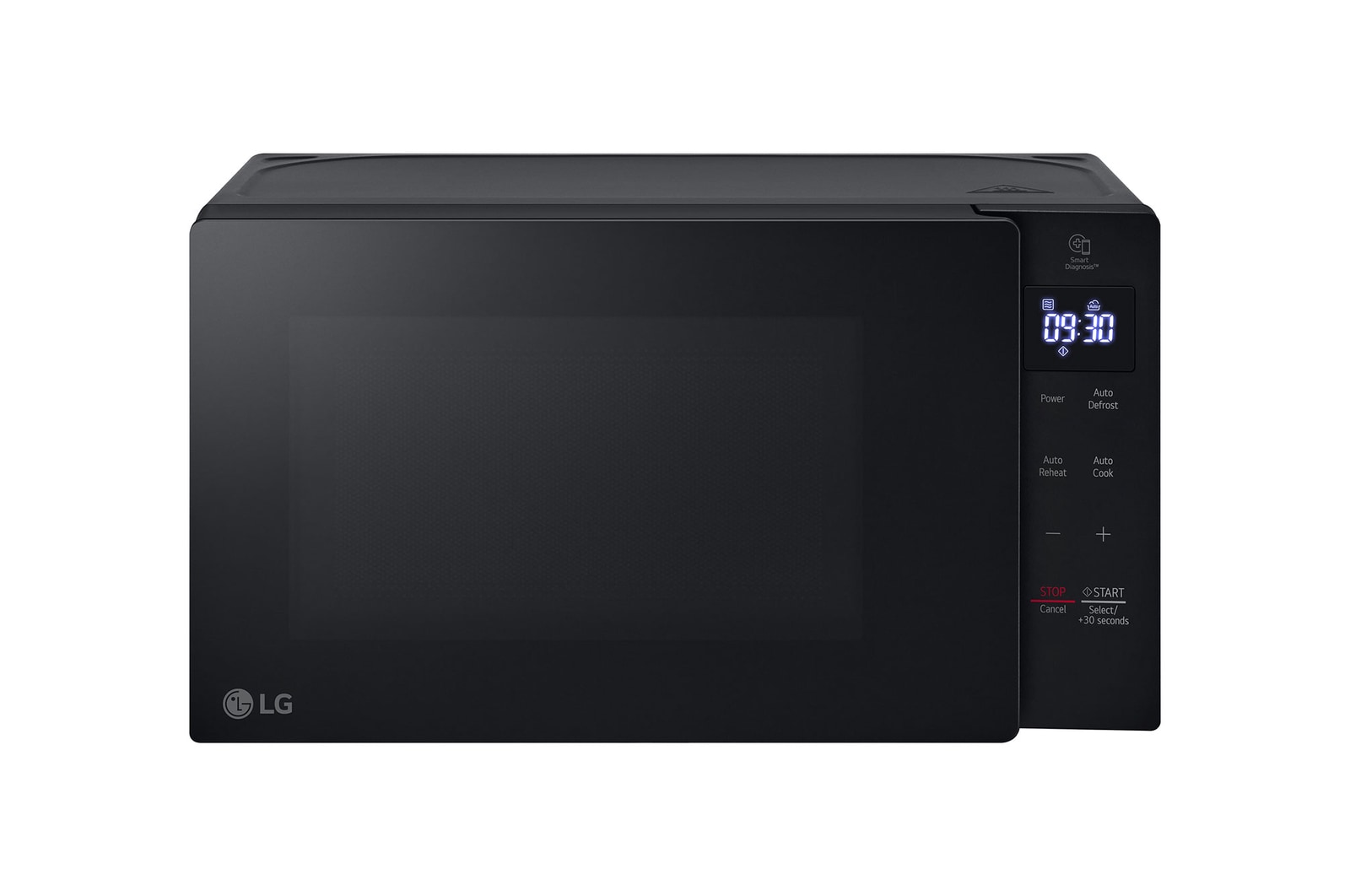 Front view of 20L NeoChef™ Solo Microwave Oven in Black Finish MS2032GAS