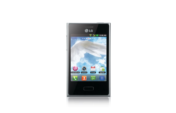 Front view of LG Optimus L3 E400