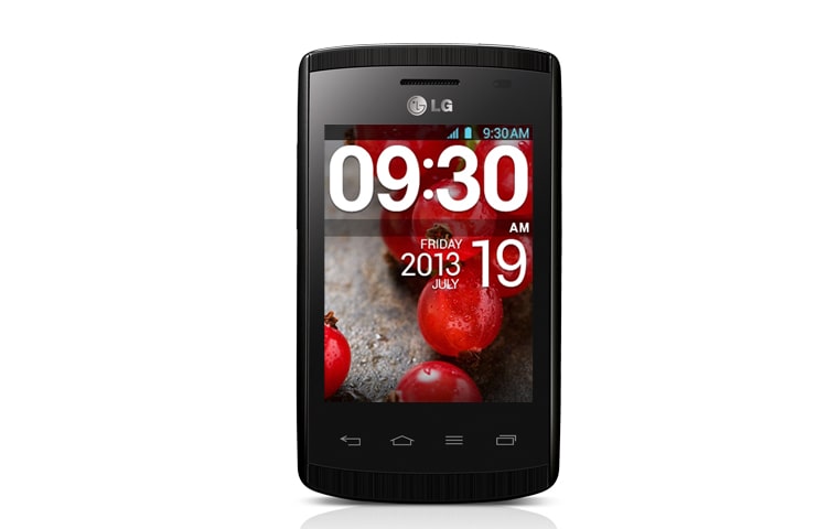 Front view of LG Optimus L1 II E410