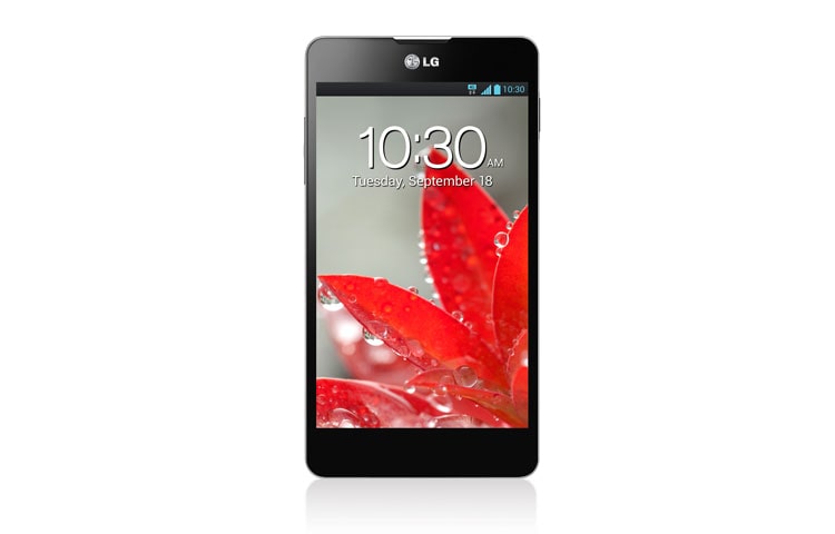 Front view of LG Optimus G E975