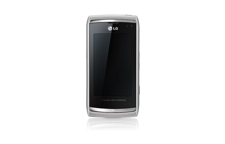 Front view of Mobile Phone with 3” WVGA Screen, 8 MP Camera, Dolby® Mobile Music GC900