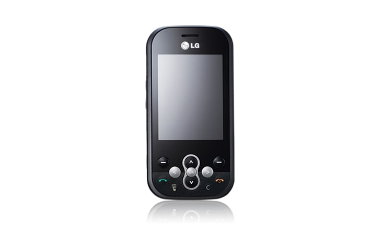 Front view of Mobile Phone with 2 MP Camera, QWERTY Keyboard, SMS, Email Wizard, and Social Networking KS360