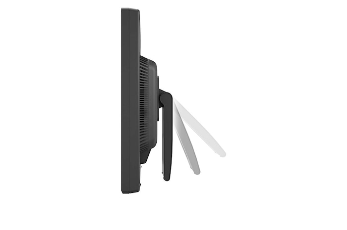 side view of the stand moving for tilt adjustment