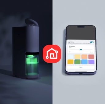 Controlling an LG dehumidifier using the LG ThinQ app